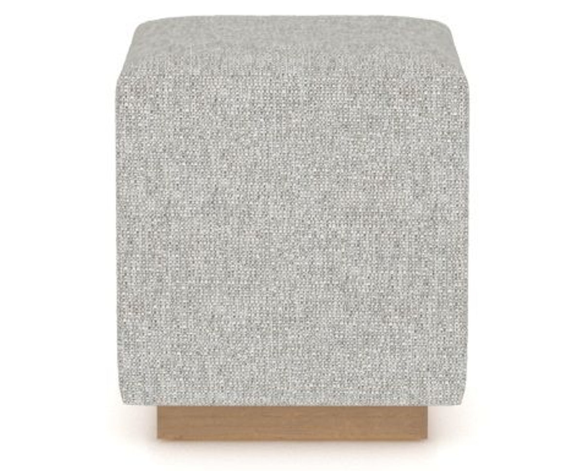 Canadel Loft Upholstered Bench 5169 in 7C Fabric and 20 Caramel Washed, front view