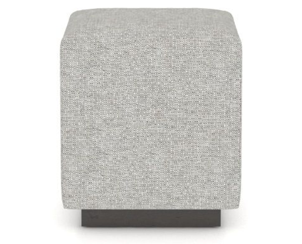 Canadel Loft Upholstered Bench 5169 in 7C Fabric and 59 Davy's Grey, side view