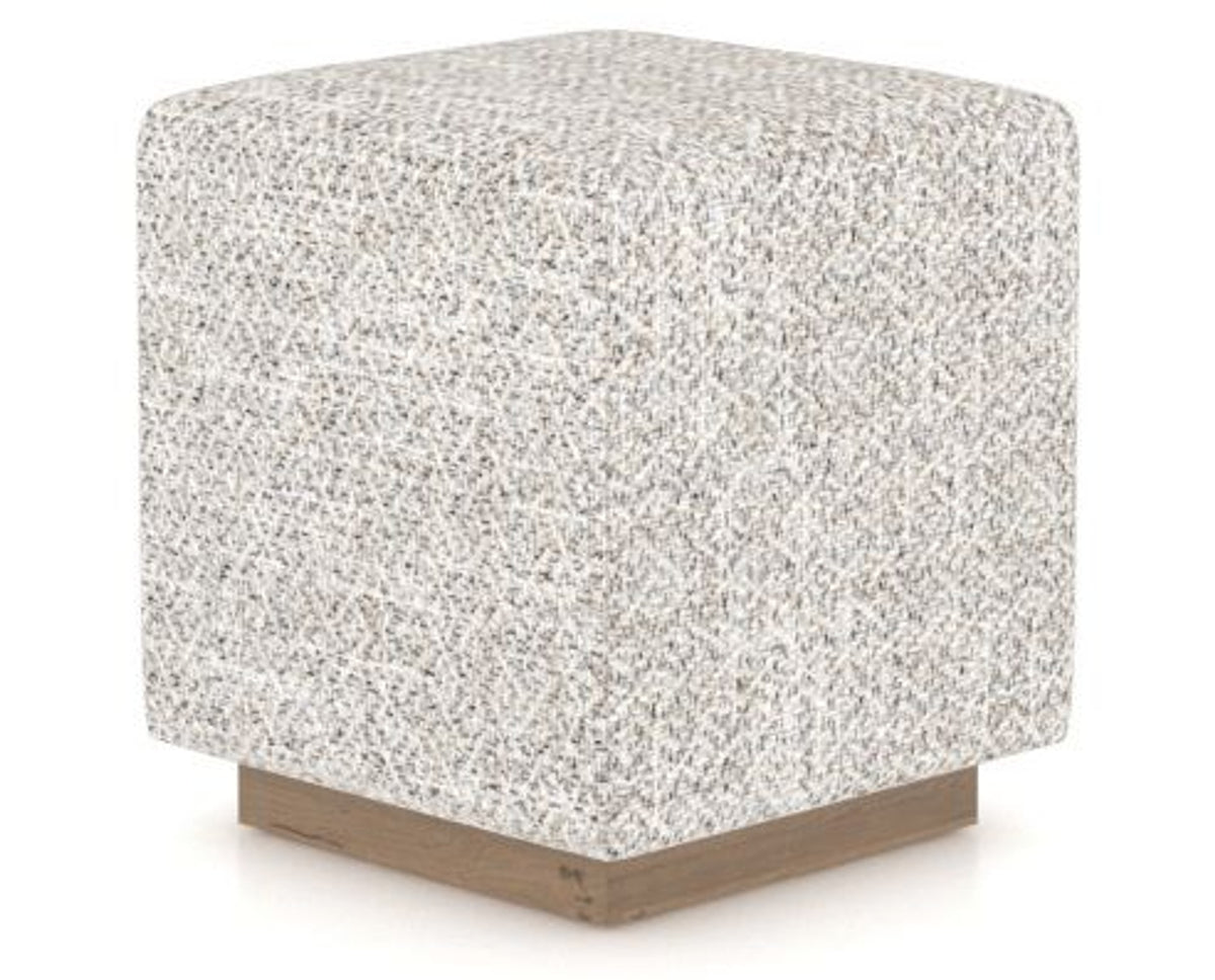 Canadel Loft Upholstered Bench 5169 in FP Crypton® and 25 Pecan Washed, three-quarter view