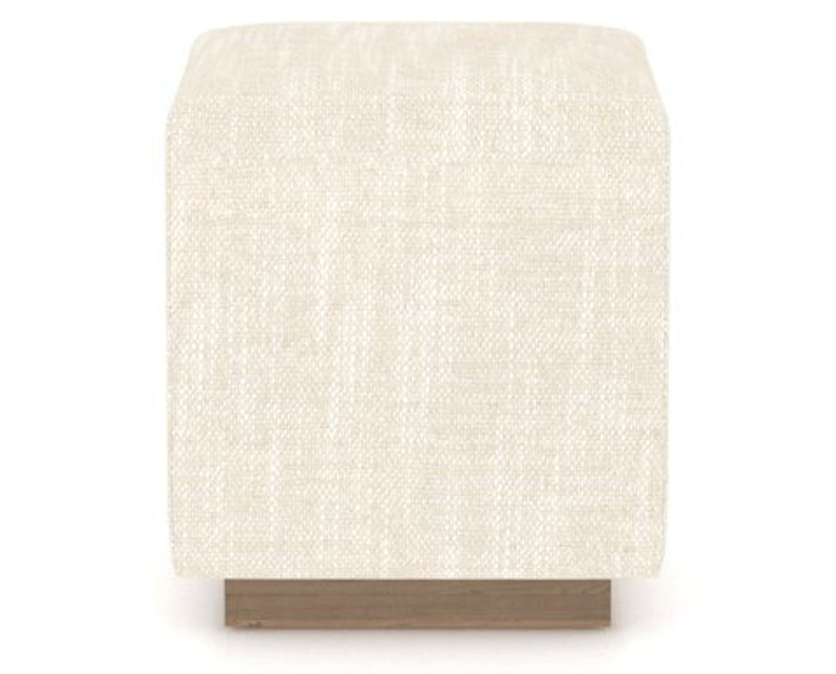 Canadel Loft Upholstered Bench 5169 in FT InsideOut® and 25 Pecan Washed, front view