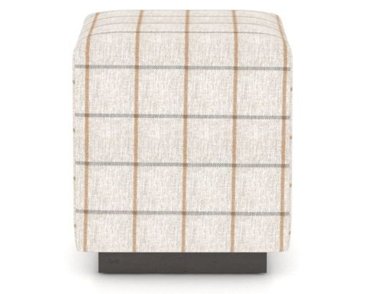 Canadel Loft Upholstered Bench 5169 in OZ Fabric and 59 Davy's Grey, side view