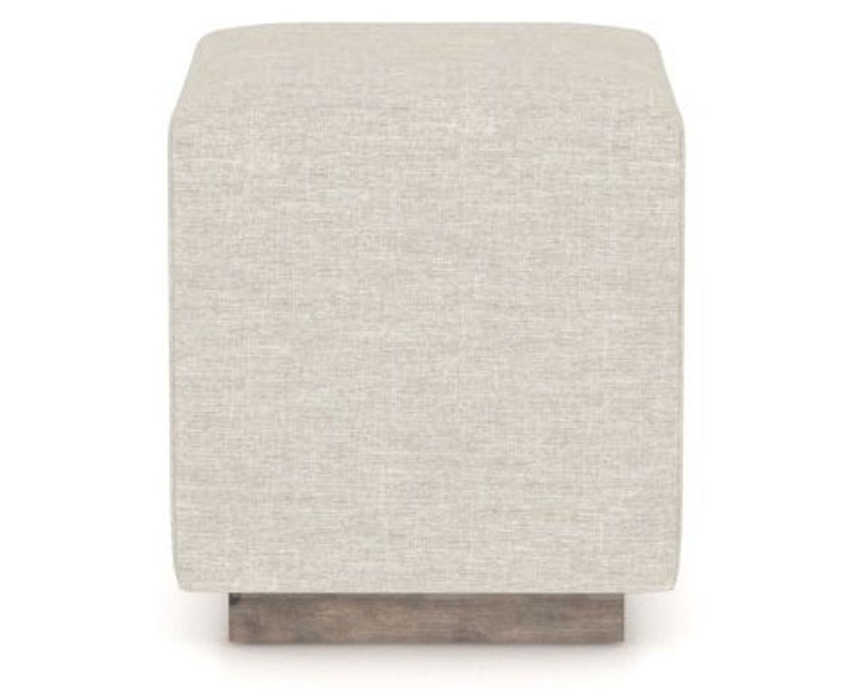 Canadel Loft Upholstered Bench 5169 in TB Fabric and 08 Shadow, back view