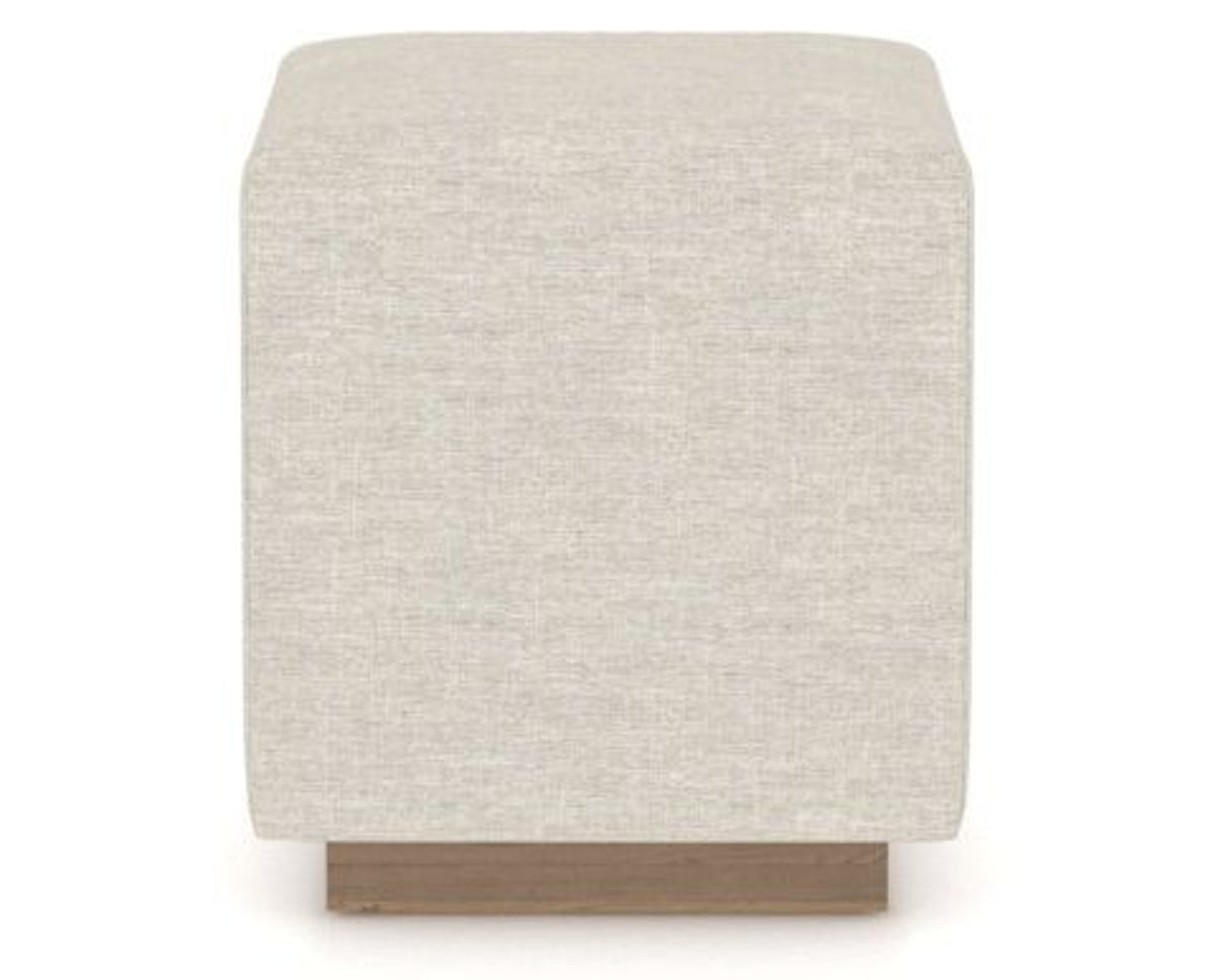 Canadel Loft Upholstered Bench 5169 in TB Fabric and 25 Pecan Washed, front view