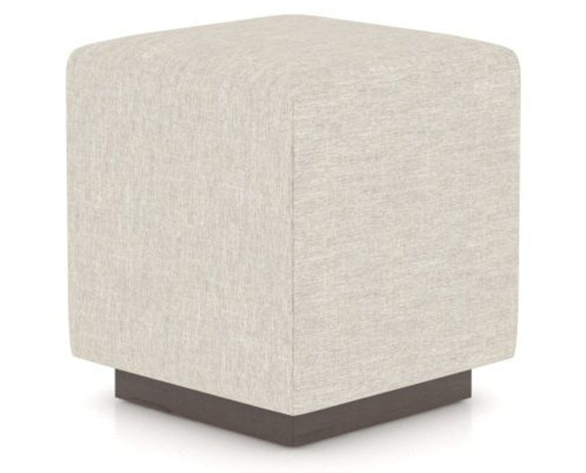 Canadel Loft Upholstered Bench 5169 in TB Fabric and 29 Hazelnut Washed, three-quarter view