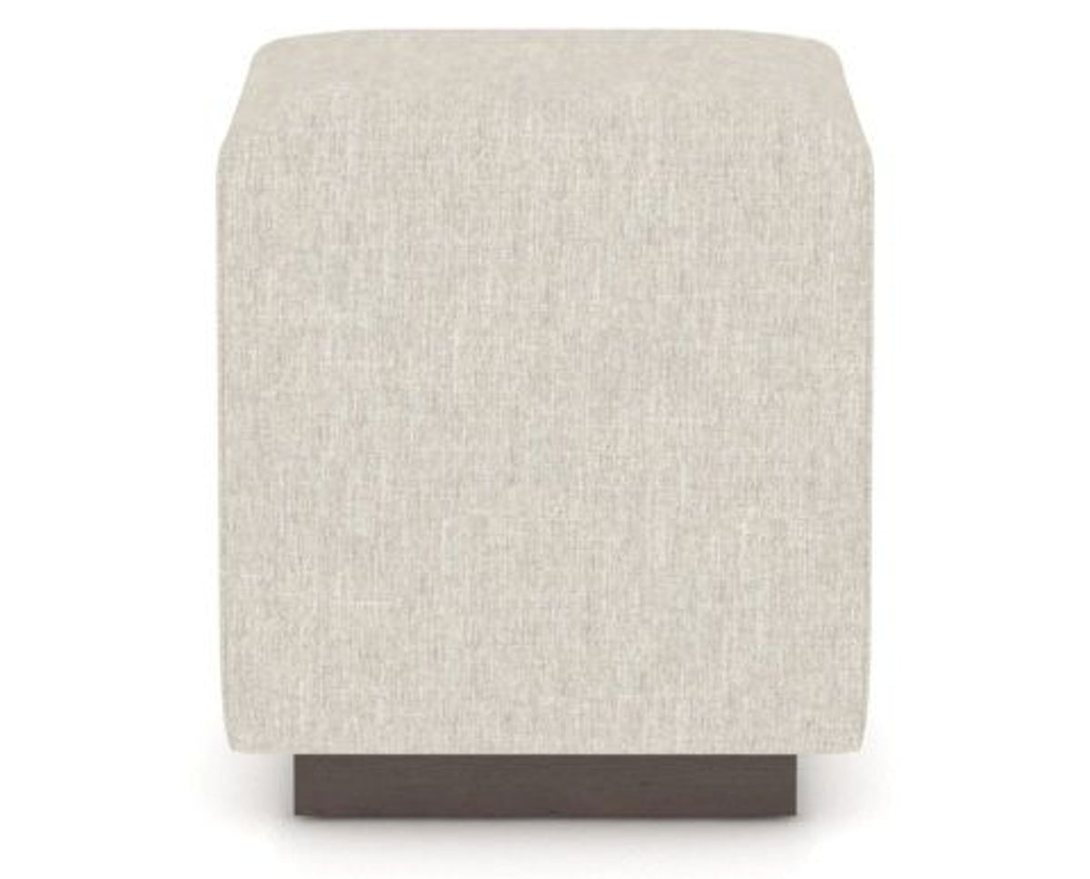 Canadel Loft Upholstered Bench 5169 in TB Fabric and 29 Hazelnut Washed, side view