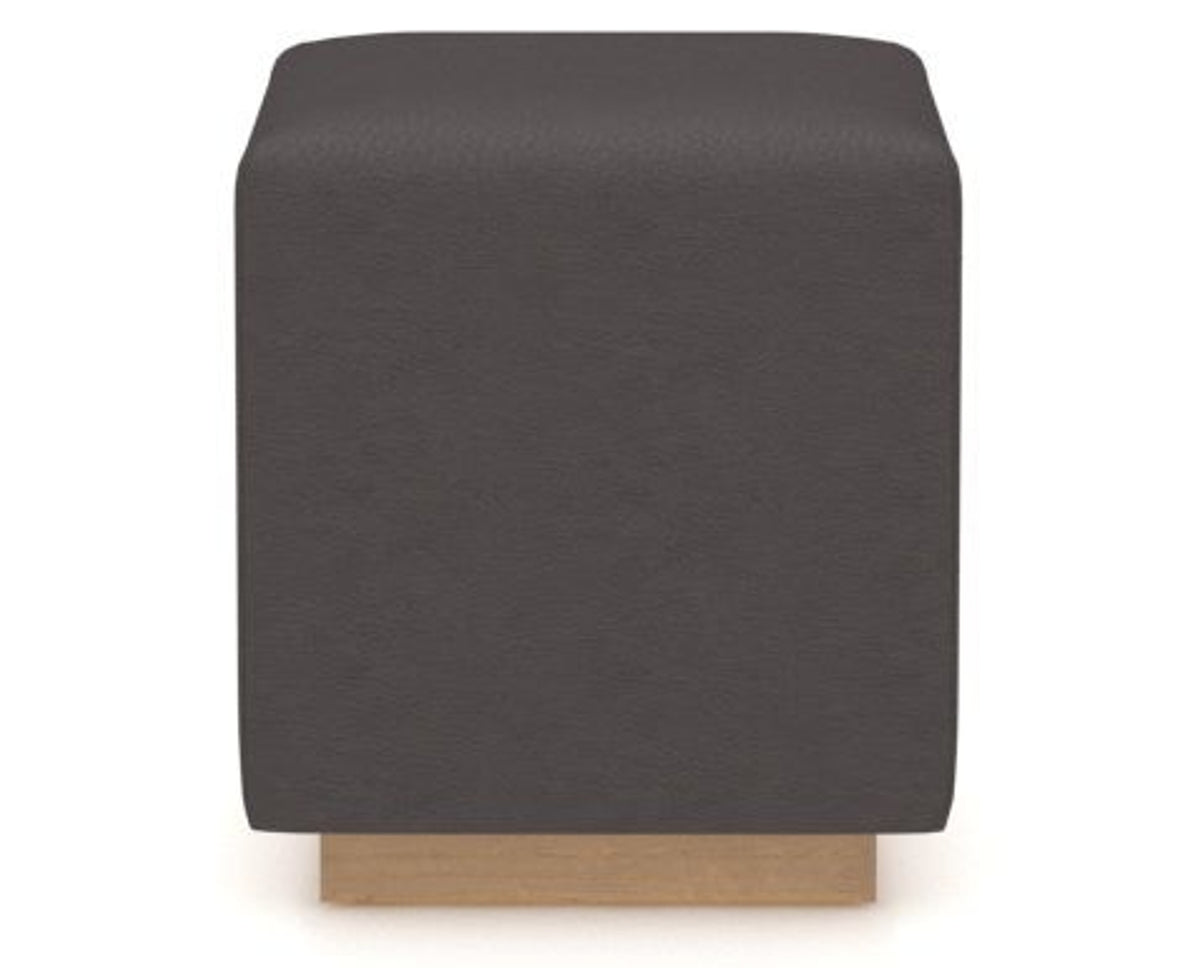 Canadel Loft Upholstered Bench 5169 in XU Faux Leather and 20 Caramel Washed, front view