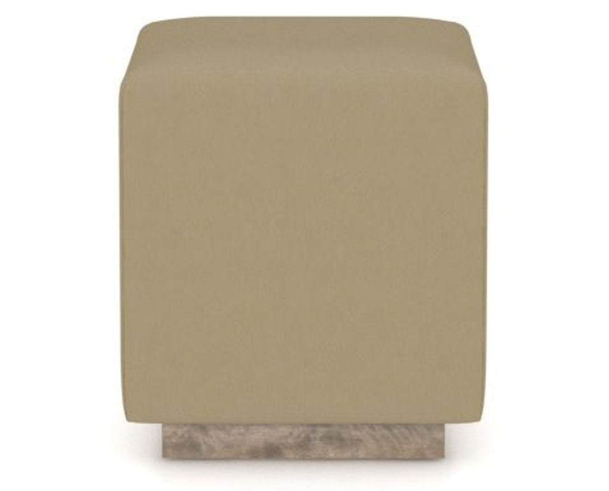 Canadel Loft Upholstered Bench 5169 in XY Faux Leather and 08 Shadow, side view