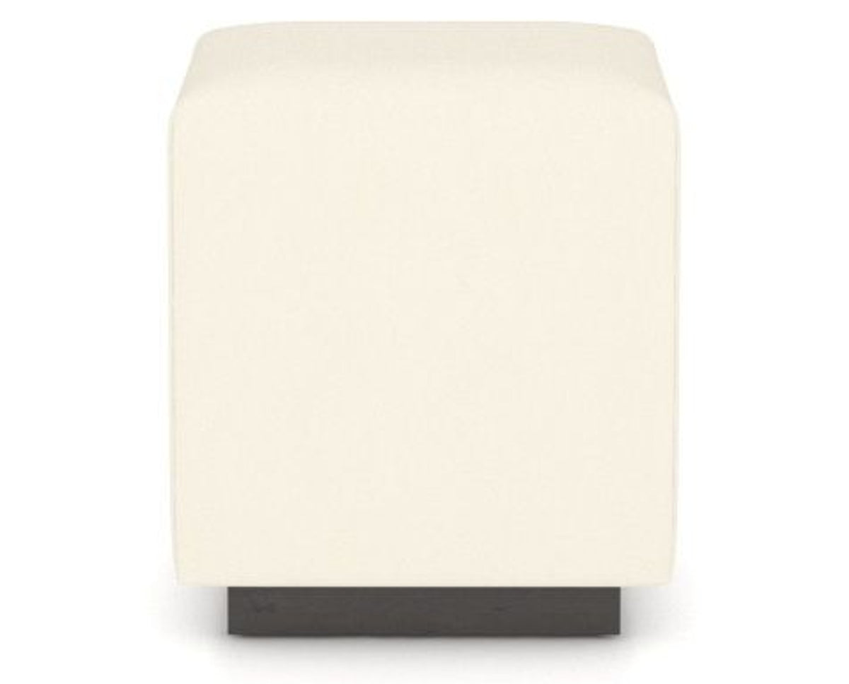Canadel Loft Upholstered Bench 5169 in YJ Faux Leather and 59 Davy's Grey, side view