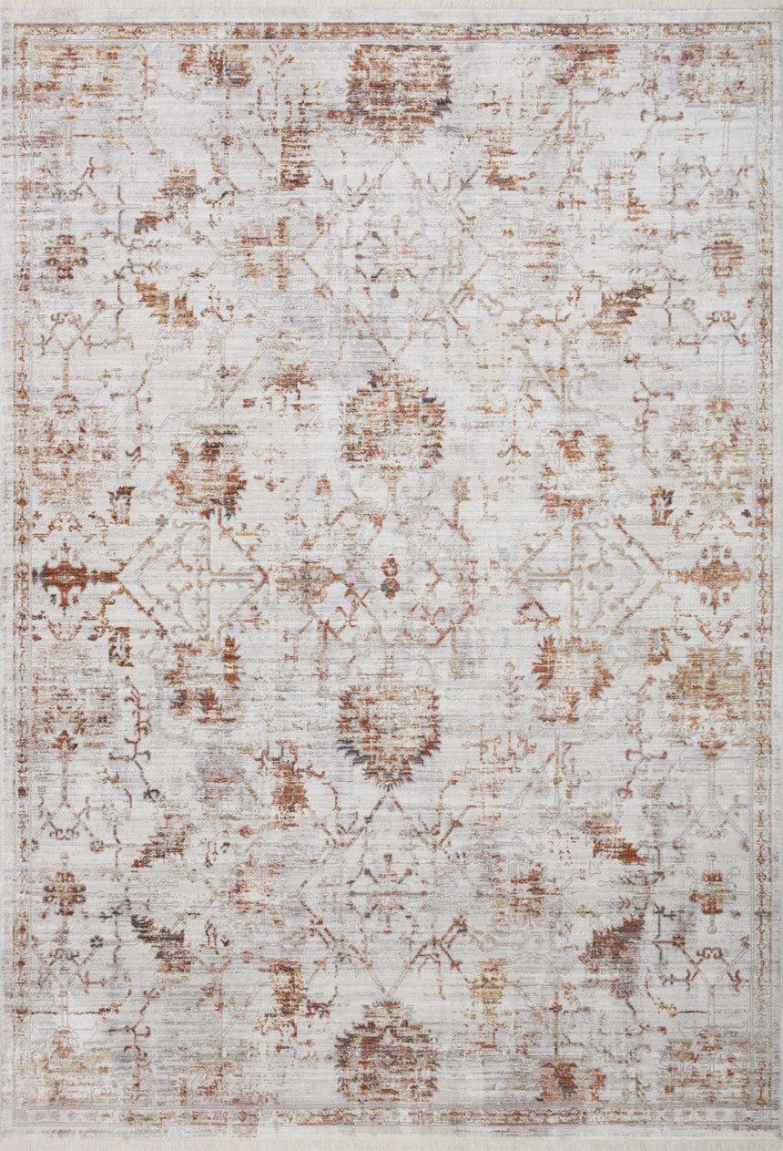Bonney Rug 04 | Silver / Sunset