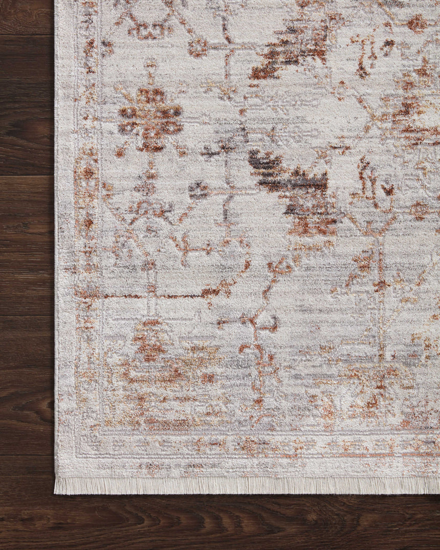 Bonney Rug 04 | Silver / Sunset