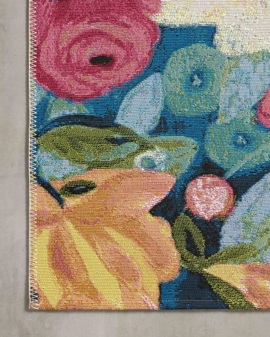 Botanical Rug 02 | Navy / Multi