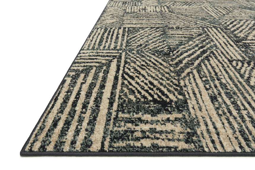 Bowery Rug 01 | Midnight / Taupe