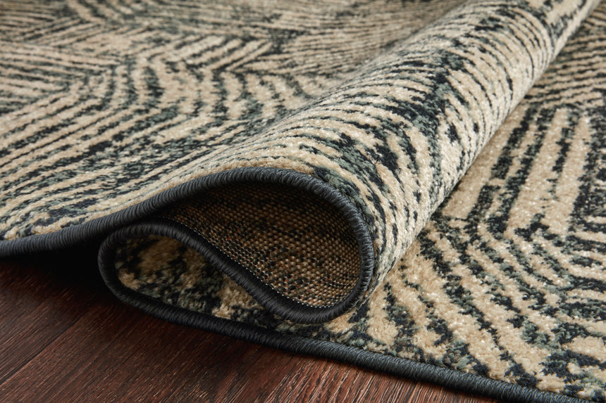 Bowery Rug 01 | Midnight / Taupe
