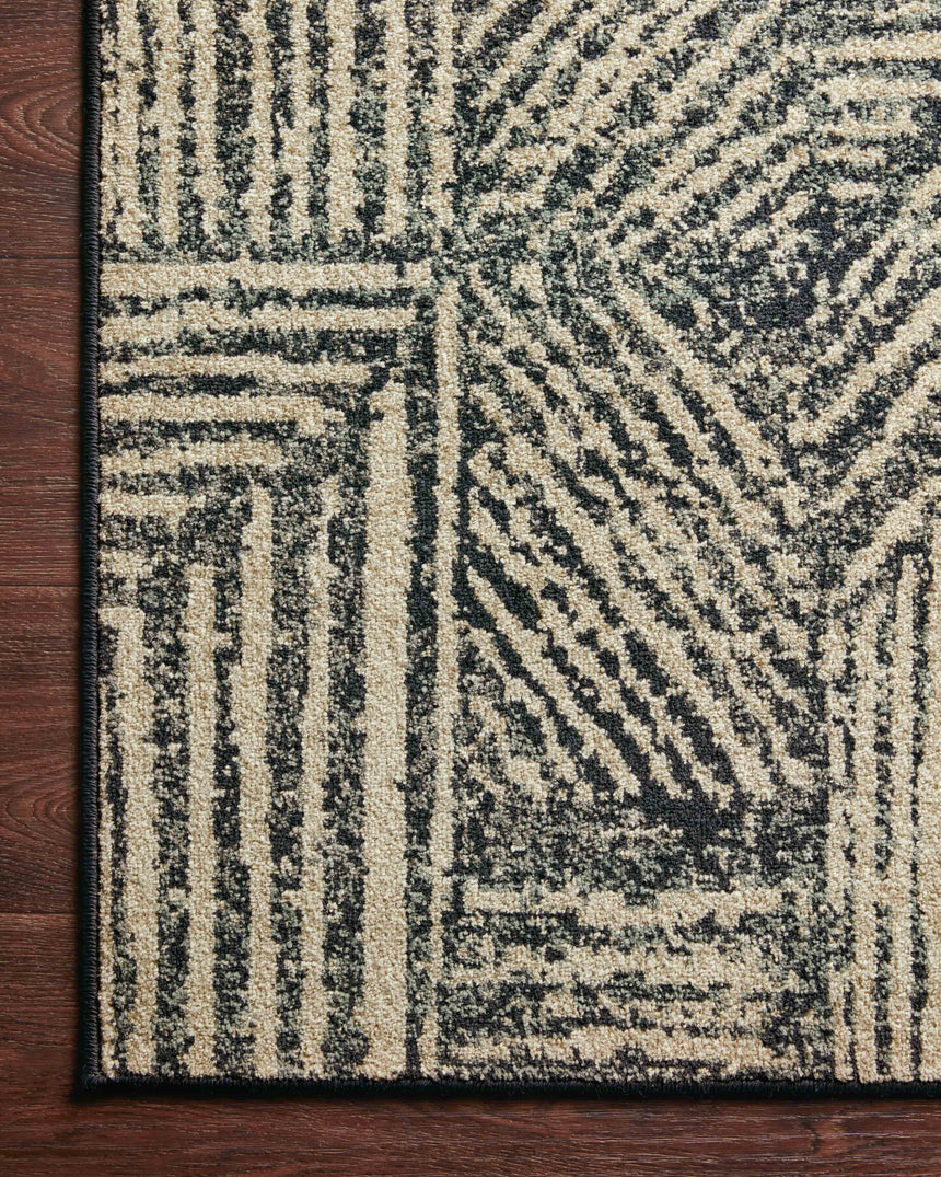 Bowery Rug 01 | Midnight / Taupe