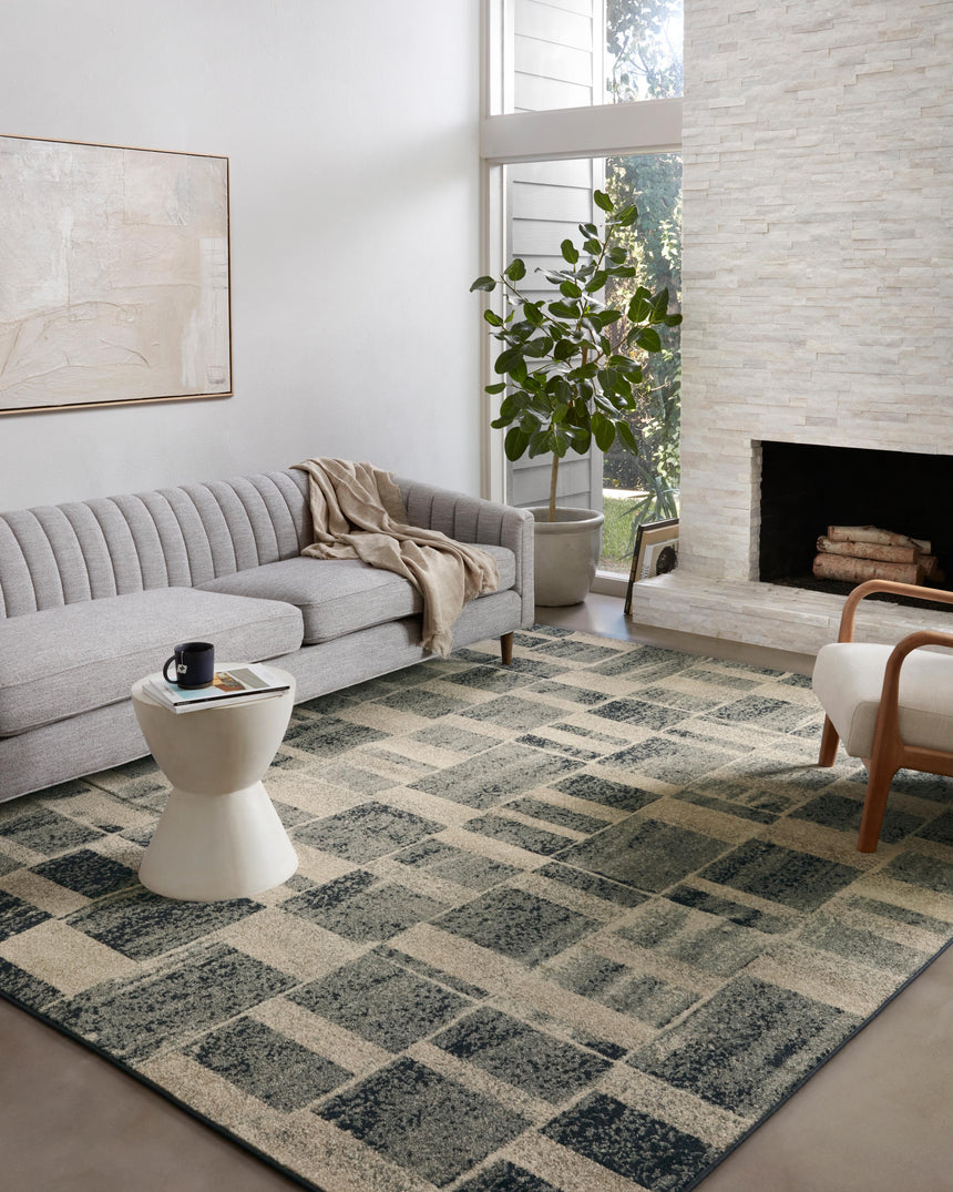 Bowery Rug 03 | Storm / Sand