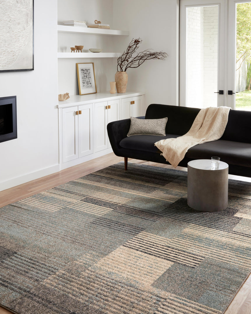 Bowery Rug 06 | Storm / Taupe