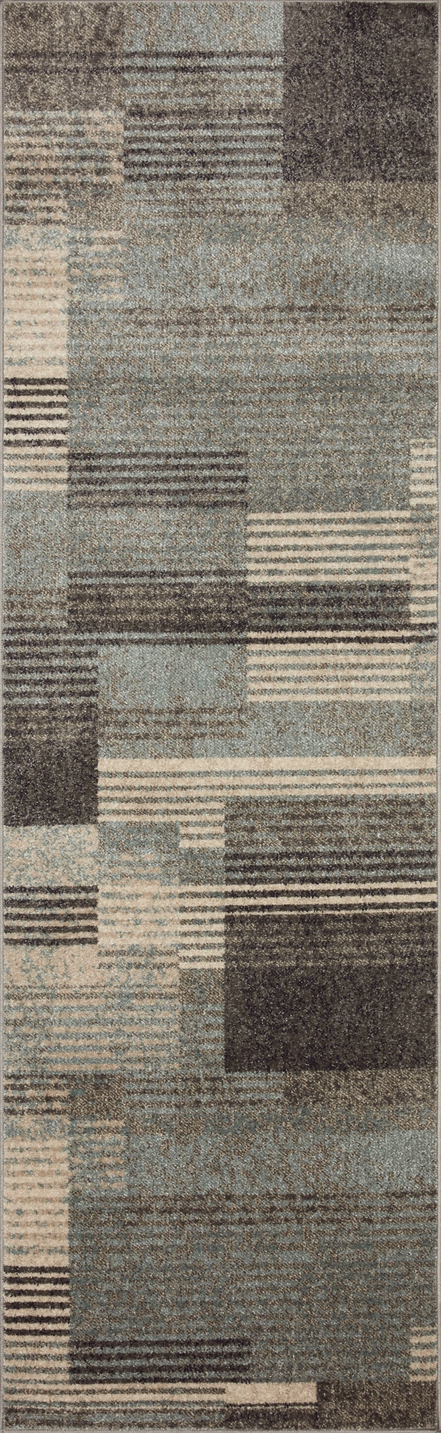 Bowery Rug 06 | Storm / Taupe