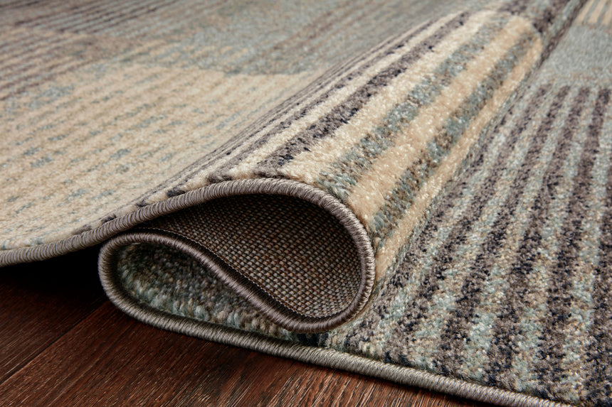 Bowery Rug 06 | Storm / Taupe