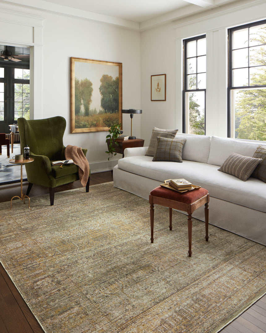 Bradbury Rug 02 | Dove / Gold