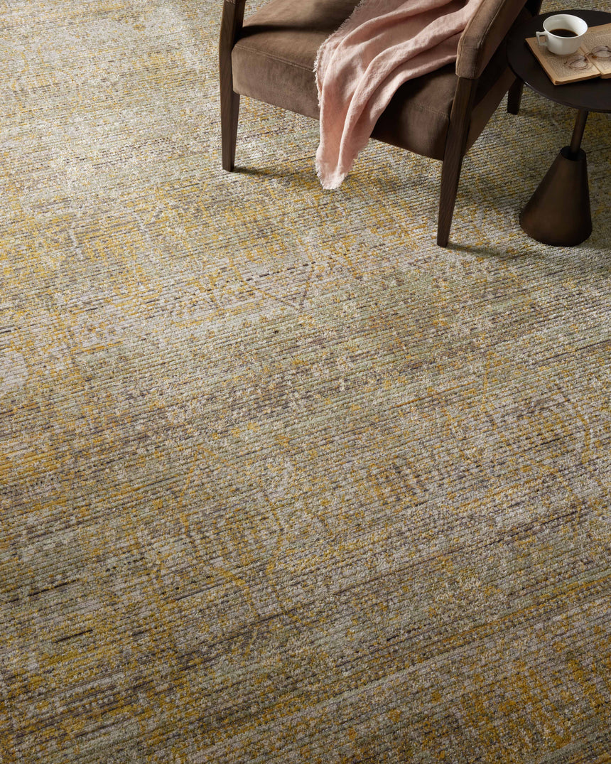 Bradbury Rug 02 | Dove / Gold