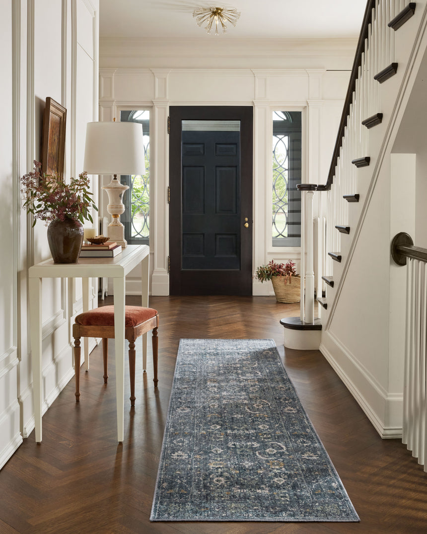 Bradbury Rug 03 | Ocean / Gold