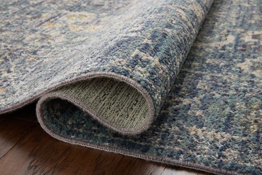 Bradbury Rug 03 | Ocean / Gold