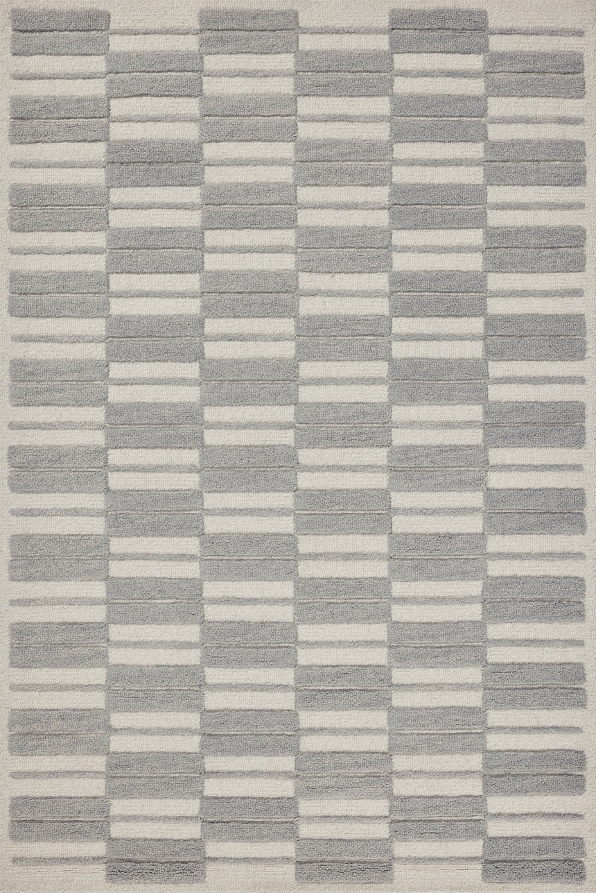 Bradley Rug 03 | Ivory / Grey