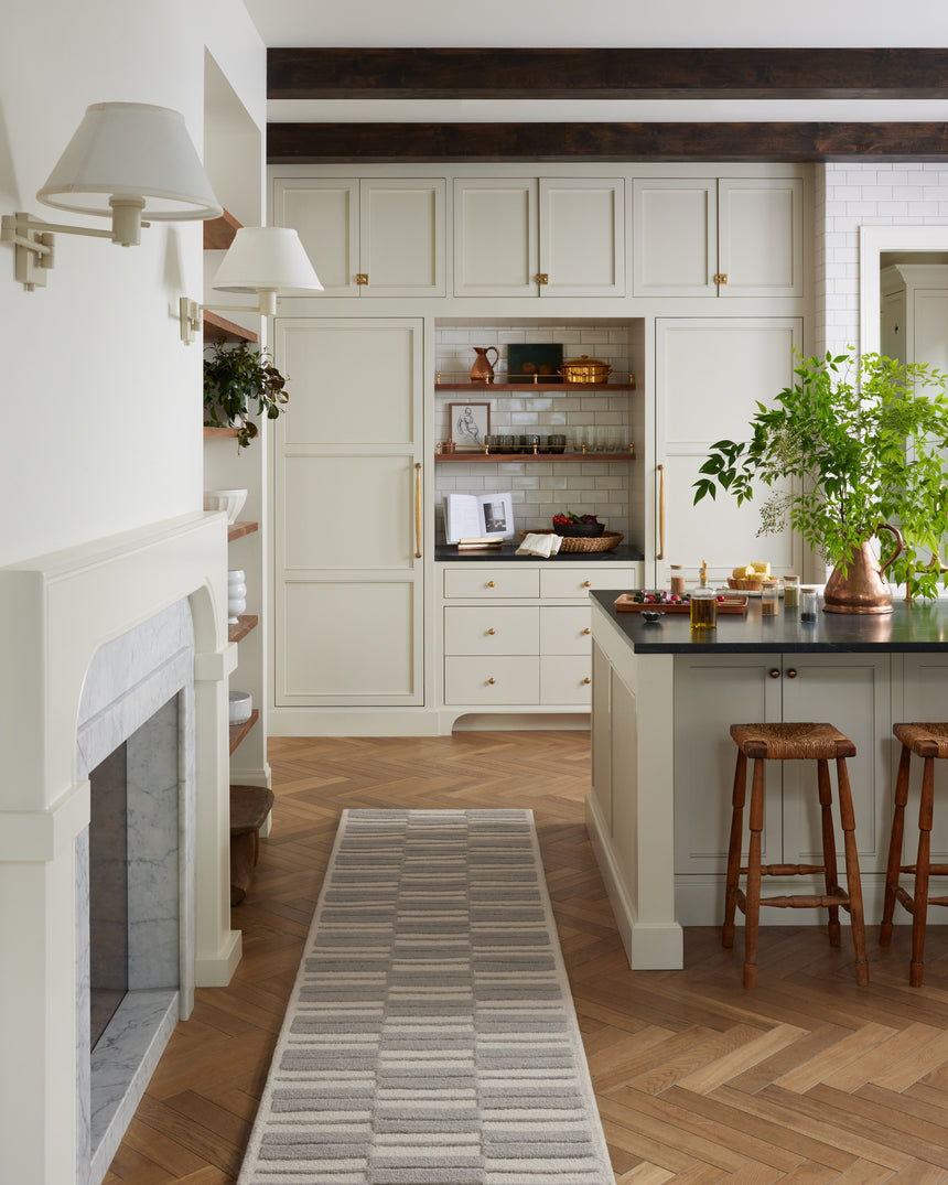 Bradley Rug 03 | Ivory / Grey