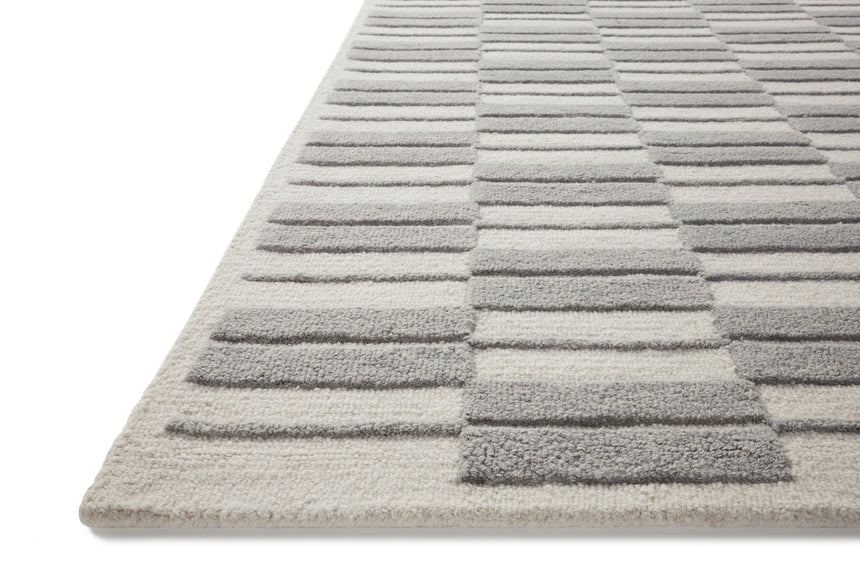 Bradley Rug 03 | Ivory / Grey