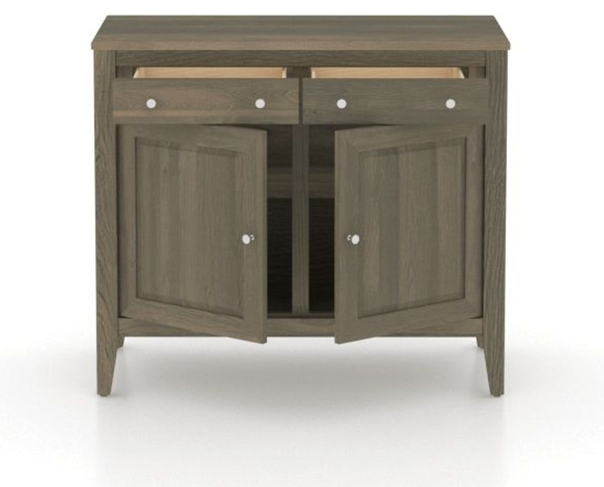 Canadel Buffet 3800 in 08 Shadow, open view