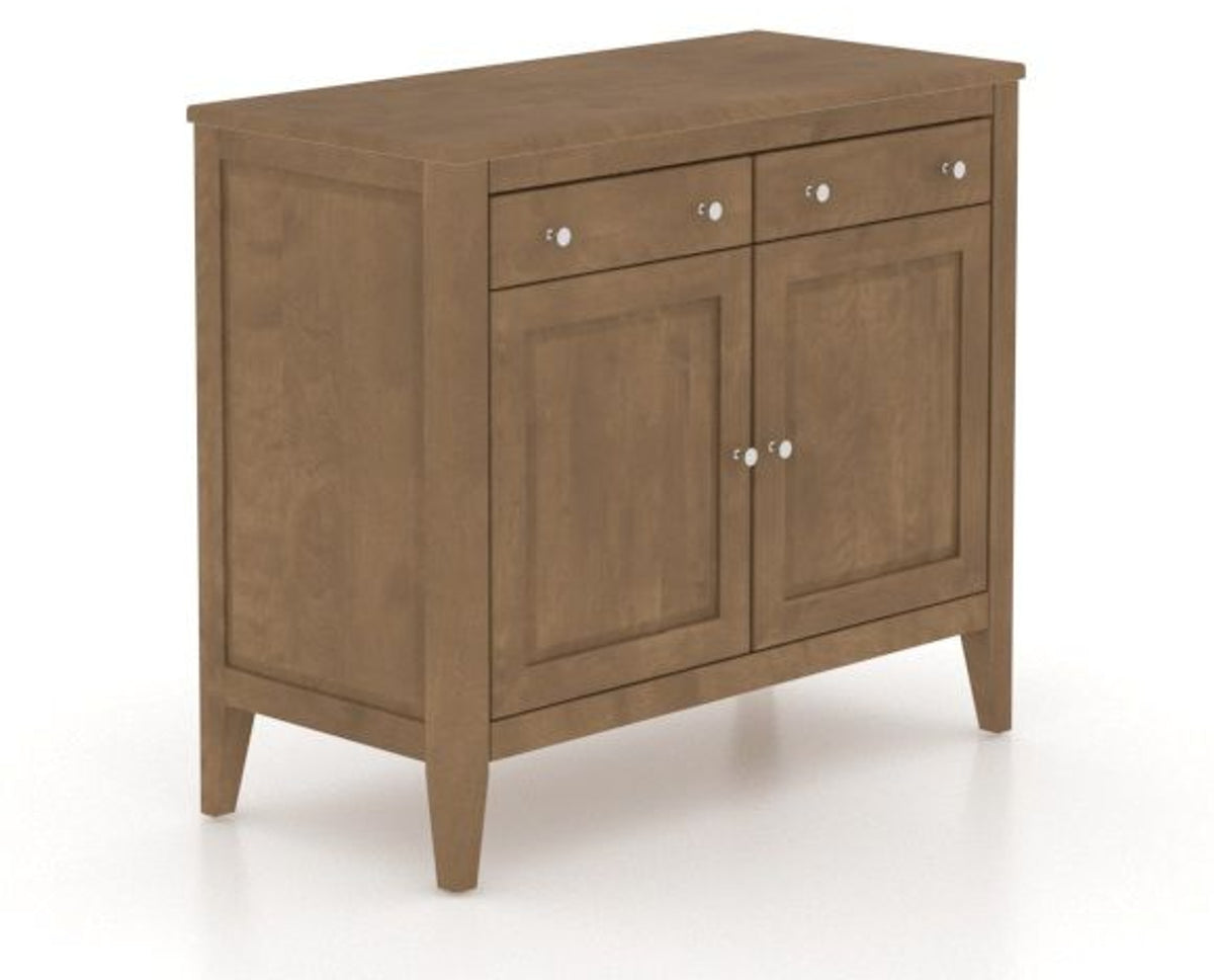 Canadel Buffet 3800 in 25 Pecan Washed, three-quarter view