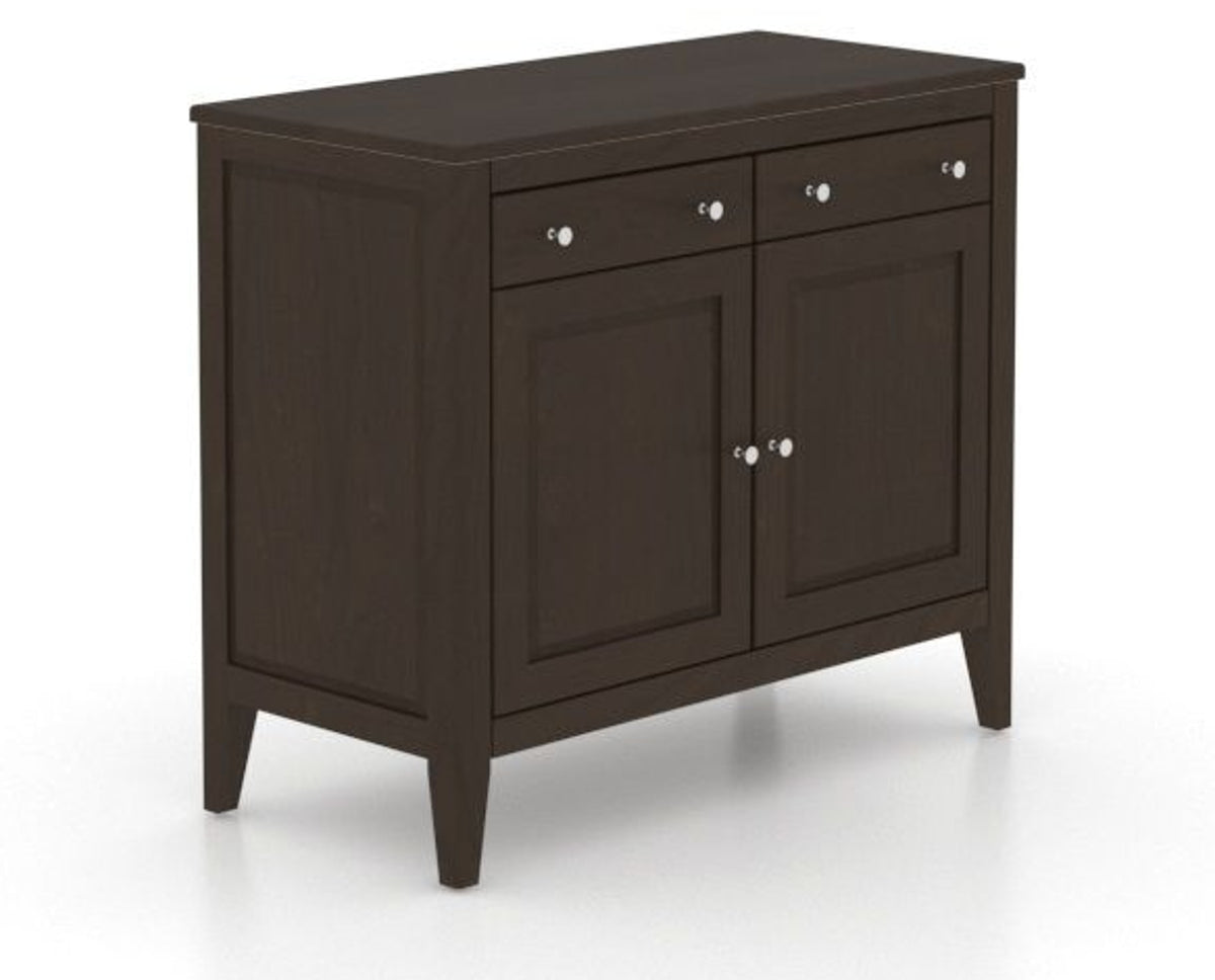 Canadel Buffet 3800 in 59 Davy's Grey, three-quarter view