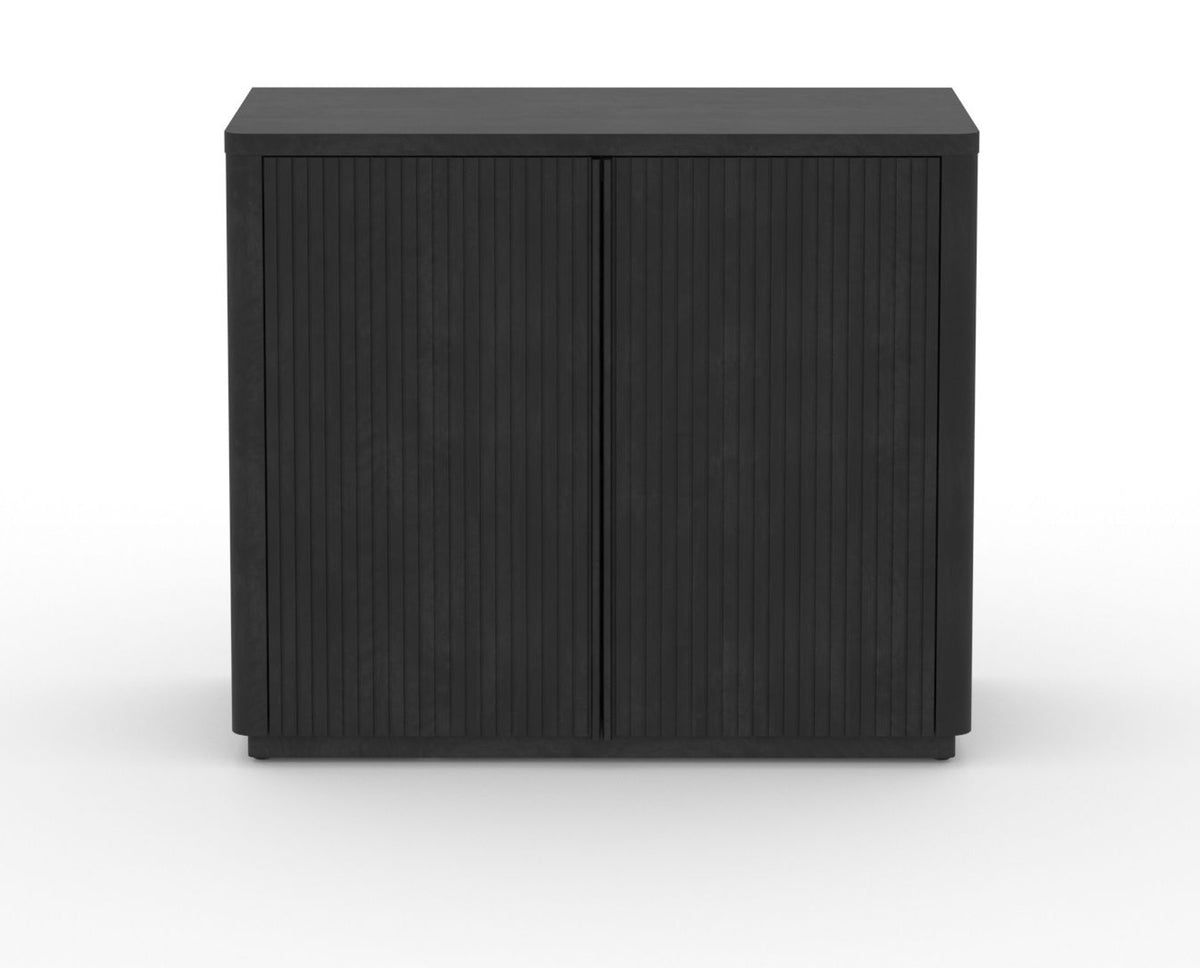 Canadel Modern Channel 40 Buffet in Dark Smoke, front view