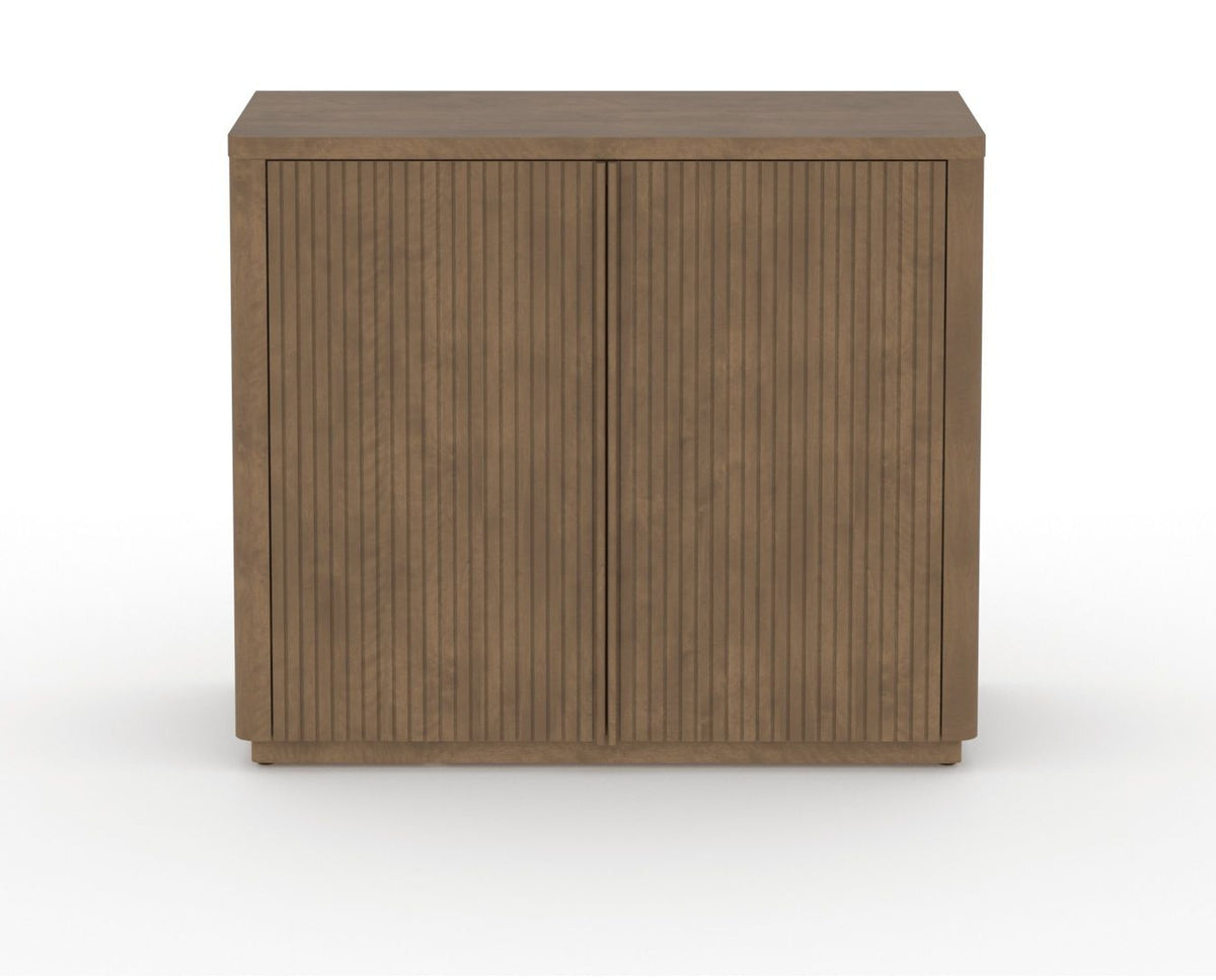 Canadel Modern Channel 40 Buffet in Pecan Washed, front view