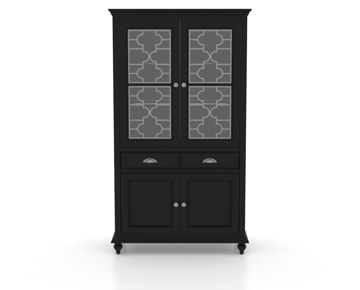 Canadel Buffet 4172 in Midnight Black Washed, front view