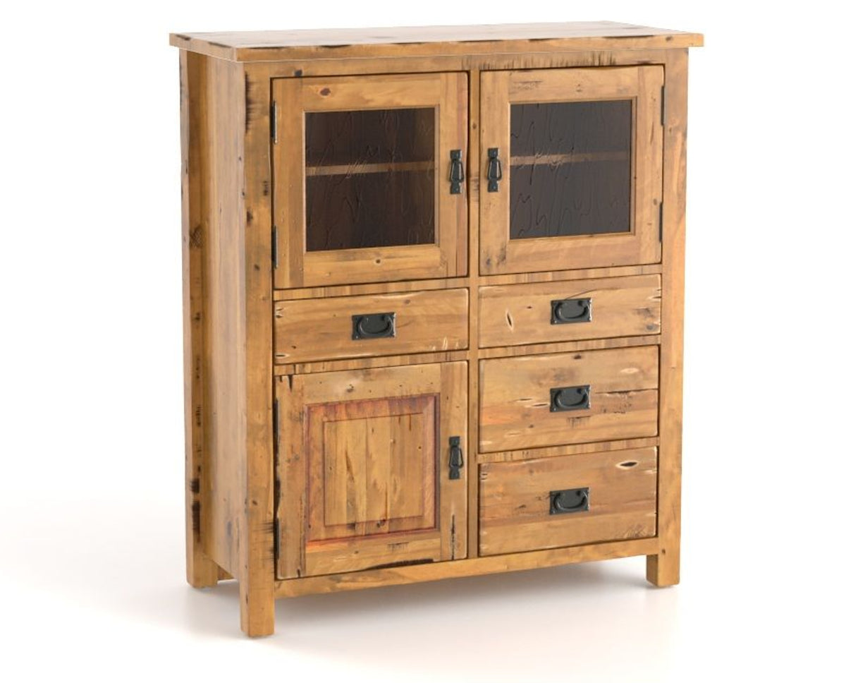 Canadel Champlain Buffet 4248 in 01 Honey Washed, three-quarter view