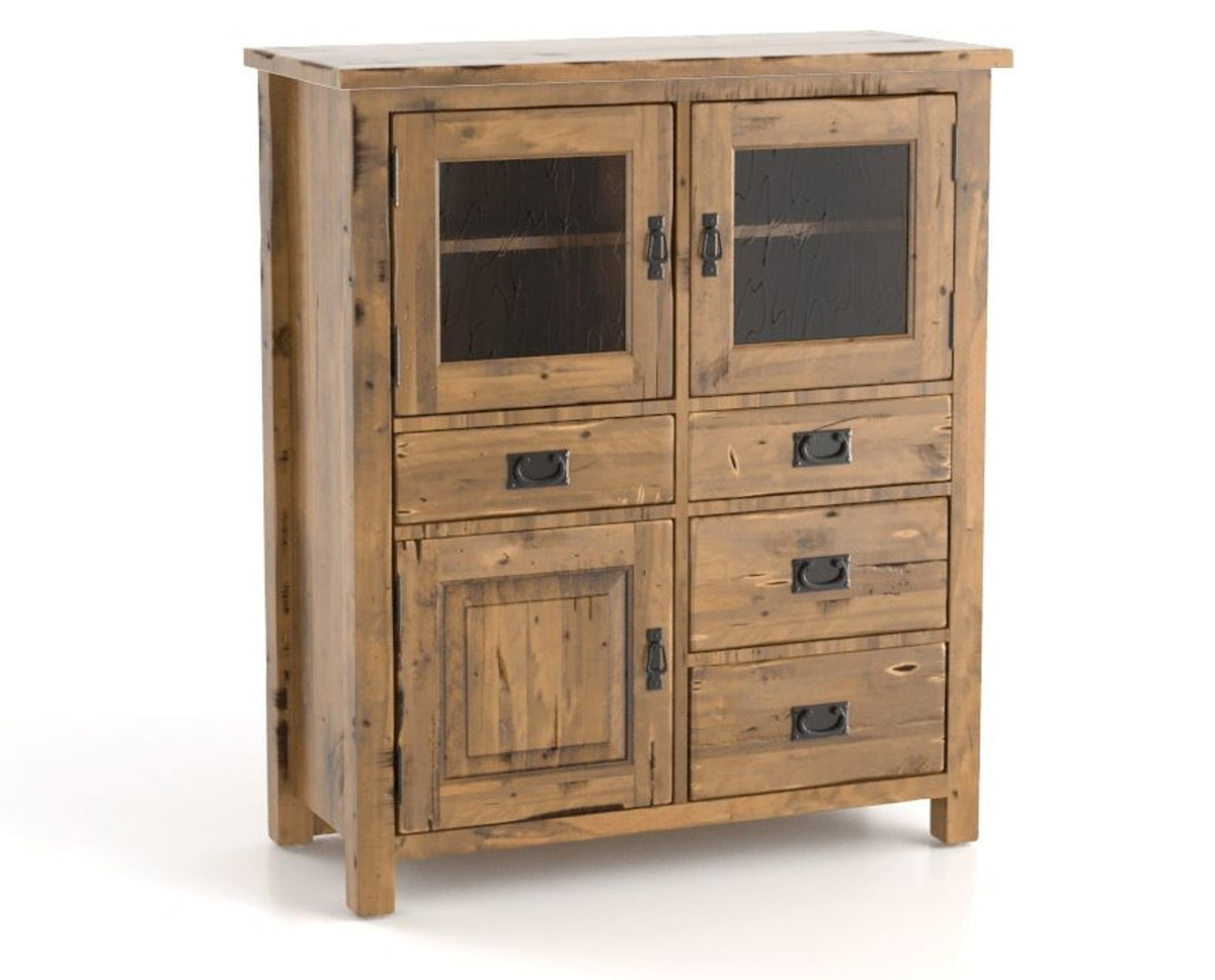 Canadel Champlain Buffet 4248 in Oak Washed, three-quarter view