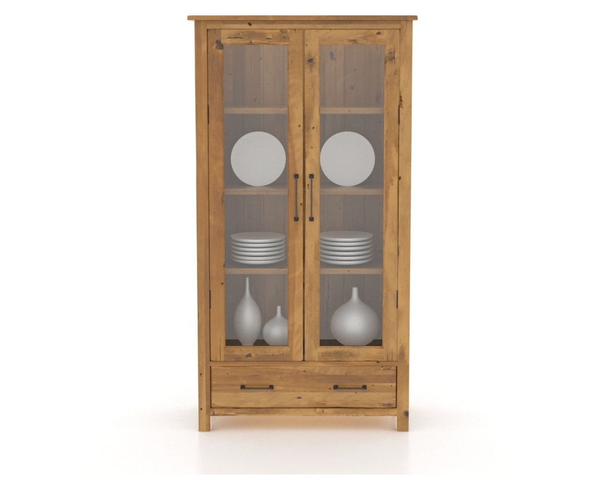 Canadel Champlain Farmhouse Buffet in Honey Washed, front view