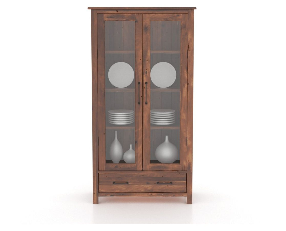 Canadel Champlain Farmhouse Buffet in Spice Washed, front view