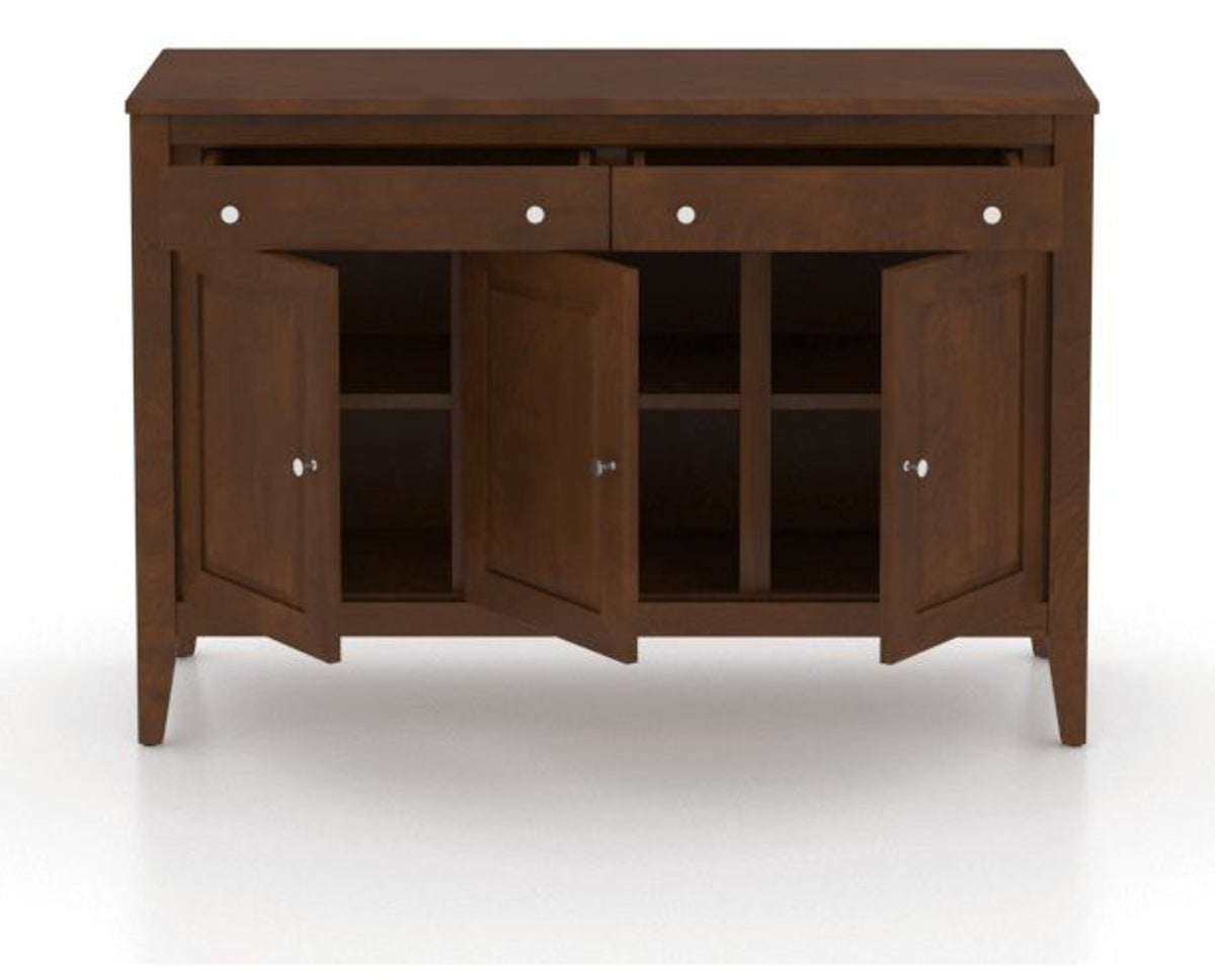 Canadel Buffet 4800 in 19 Cognac Washed, open view