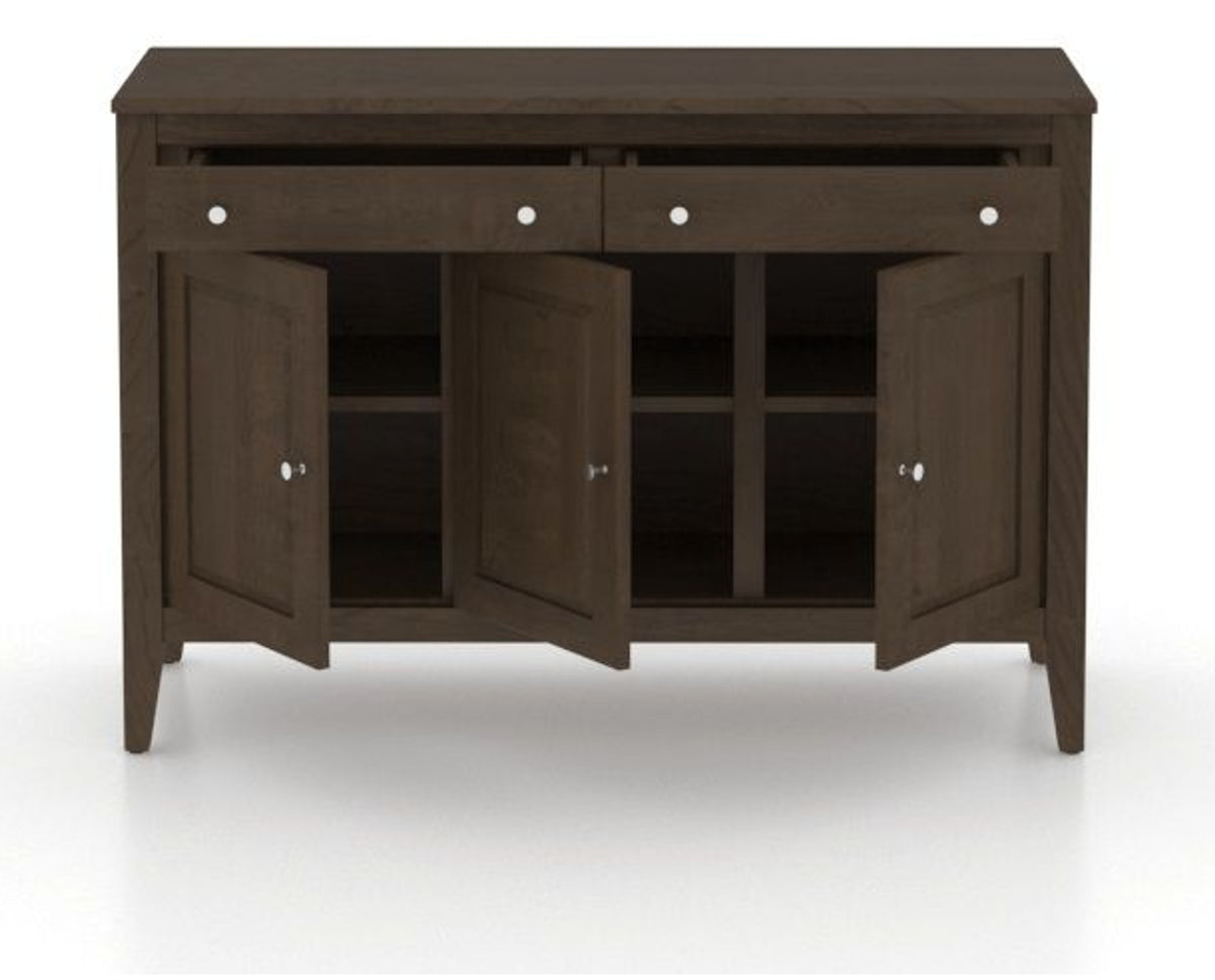 Canadel Buffet 4800 in 29 Hazelnut Washed, open view