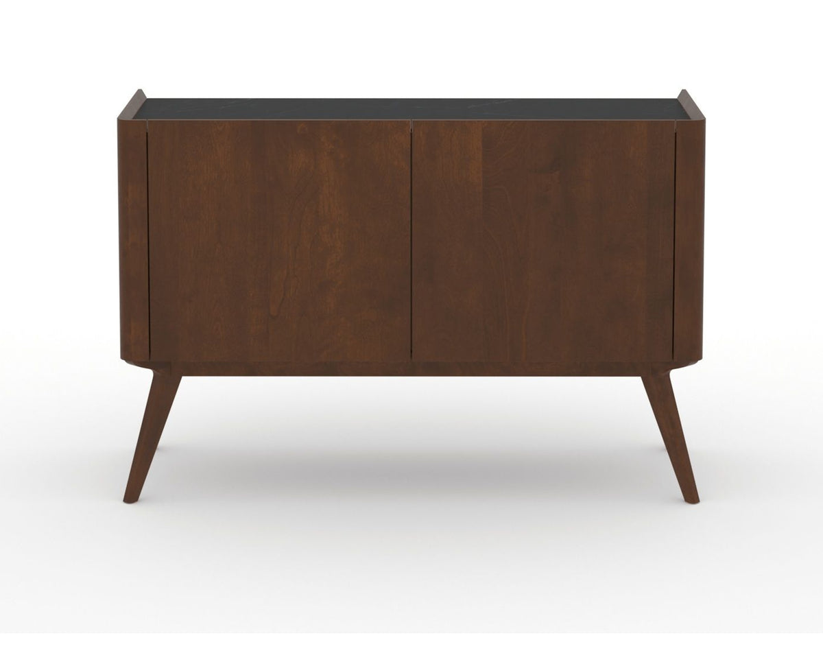 Canadel Downtown Legz Mini Buffet in Cognac Washed, front view