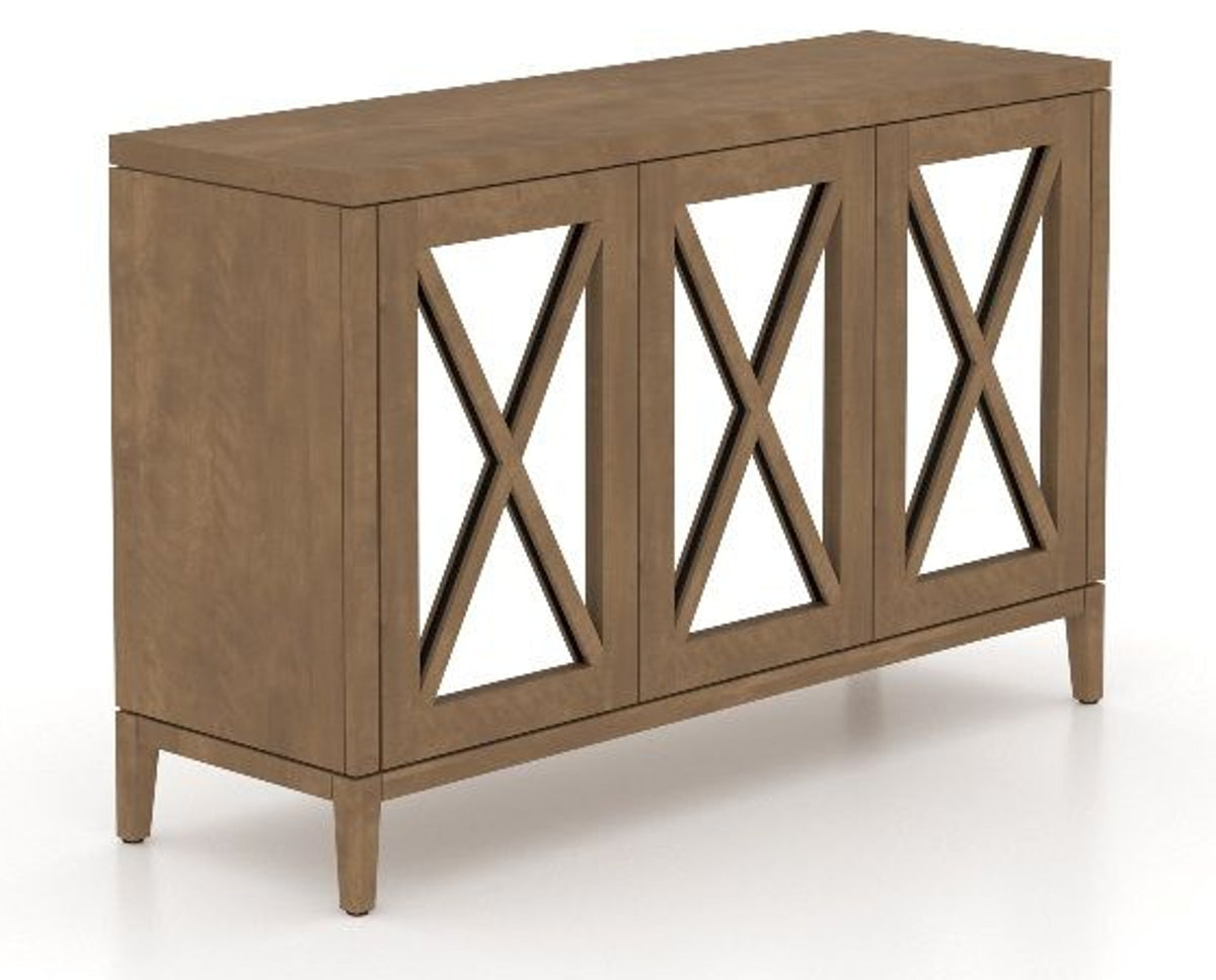 Canadel Buffet 5132 in 25 Pecan Washed, three-quarter view