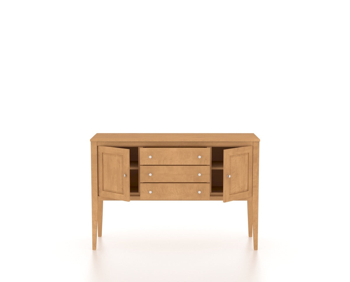 Canadel Stiletto Buffet in Caramel Washed, open view