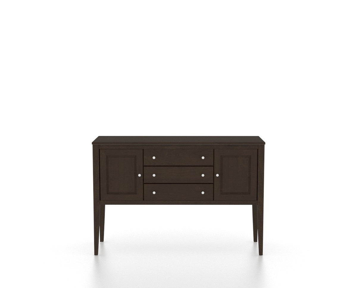 Canadel Stiletto Buffet in Davy's Grey, front view