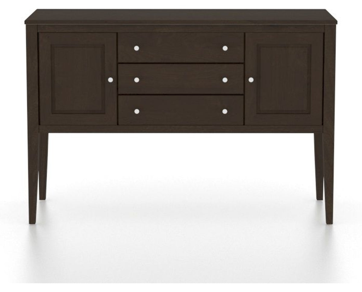 Canadel Stiletto Buffet in Davy's Grey, front view