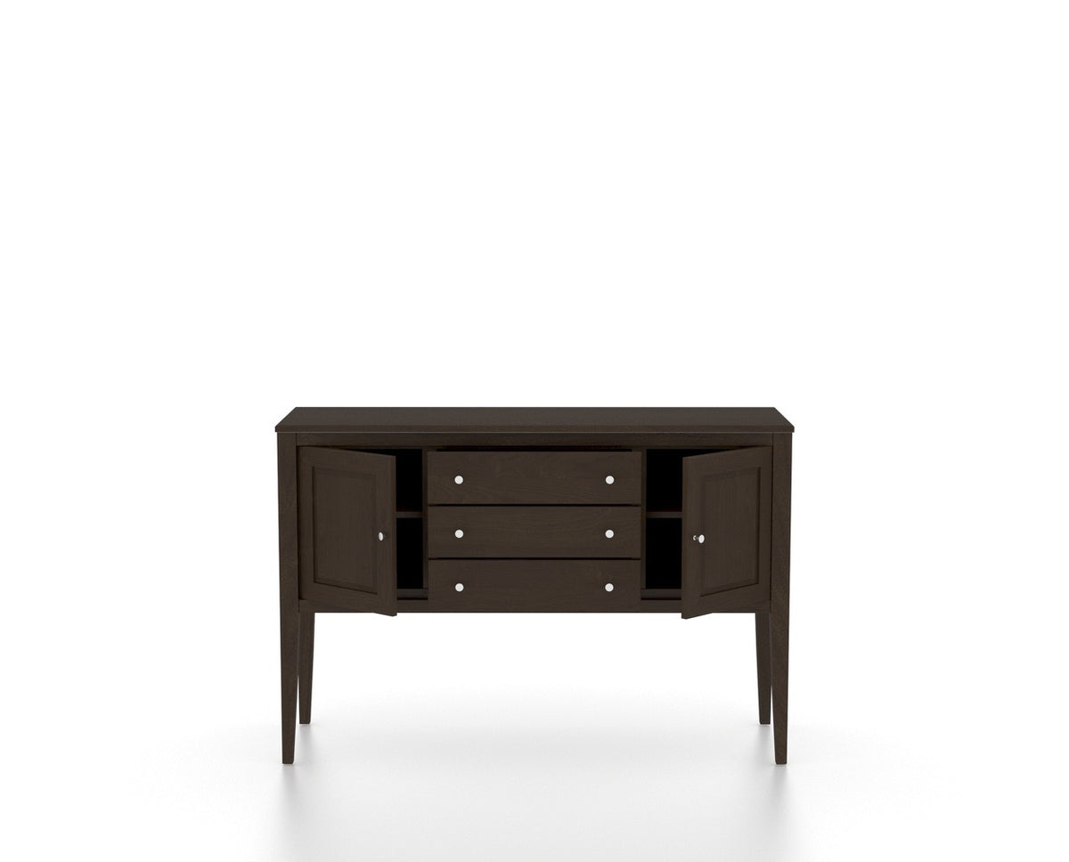 Canadel Stiletto Buffet in Davy's Grey, open view