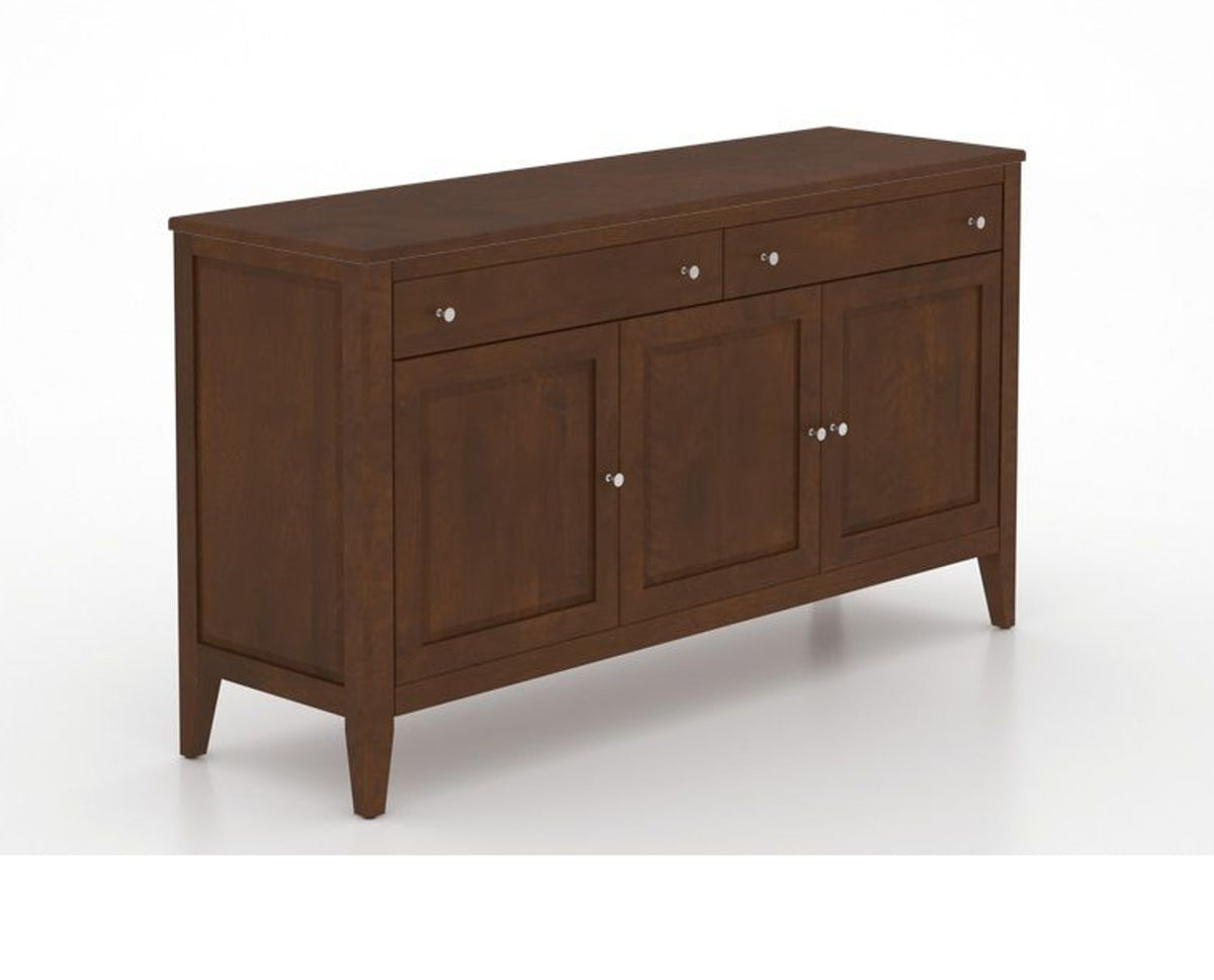 Canadel Buffet 6000 in 19 Cognac Washed, three-quarter view