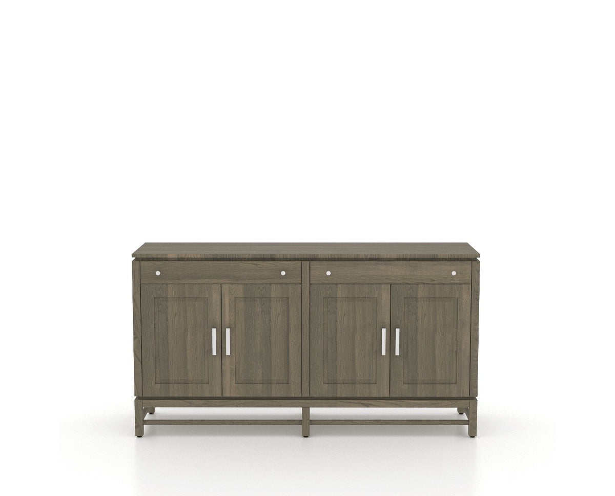 Canadel Plinth Buffet in Shadow, front view