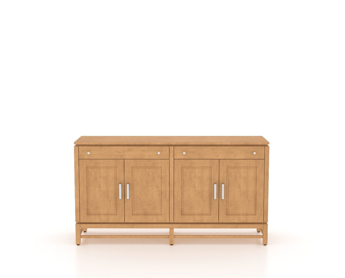 Canadel Plinth Buffet in Caramel Washed, front view